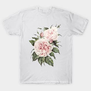 Pink Garden Roses T-Shirt